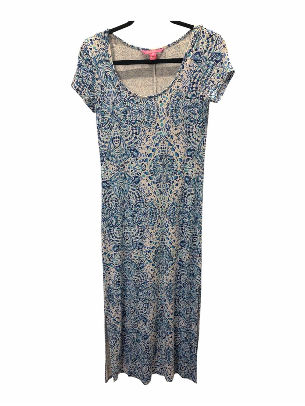 Lilly Pulitzer Wynne Maci Dress in Blue and White Print Size XS
